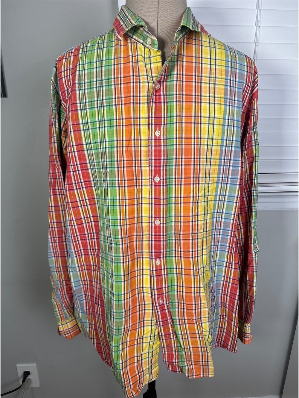 Polo Ralph Lauren Men’s XXL Plaid Button Down Shirt